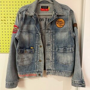 Bob Dylan Heritage Denim Jacket with Patches